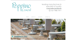 Desktop Screenshot of peppino.co.za